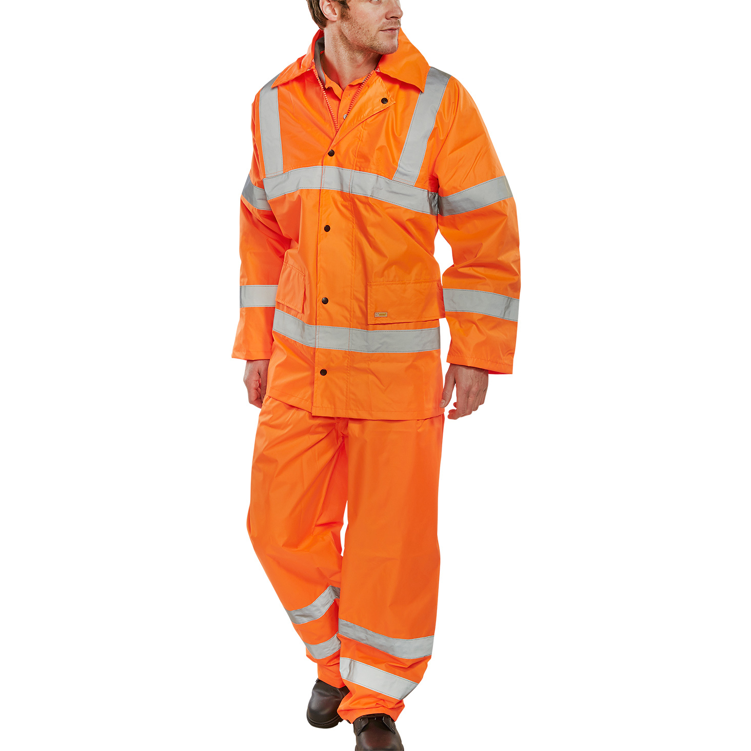 )L/WT SUIT EN ISO 20471 ORANGE 5XL