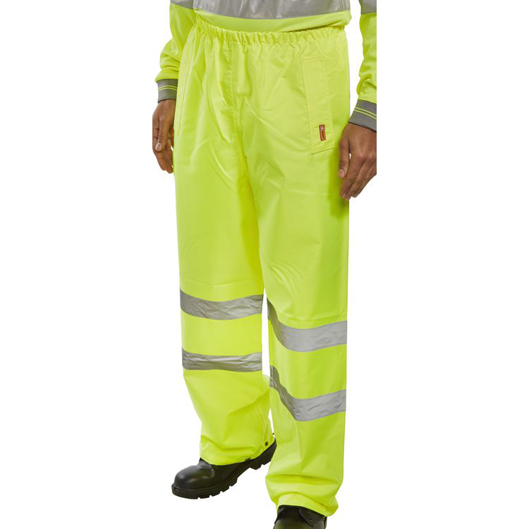)BSEEN TRAFFIC TROUSERS SAT/YLW S