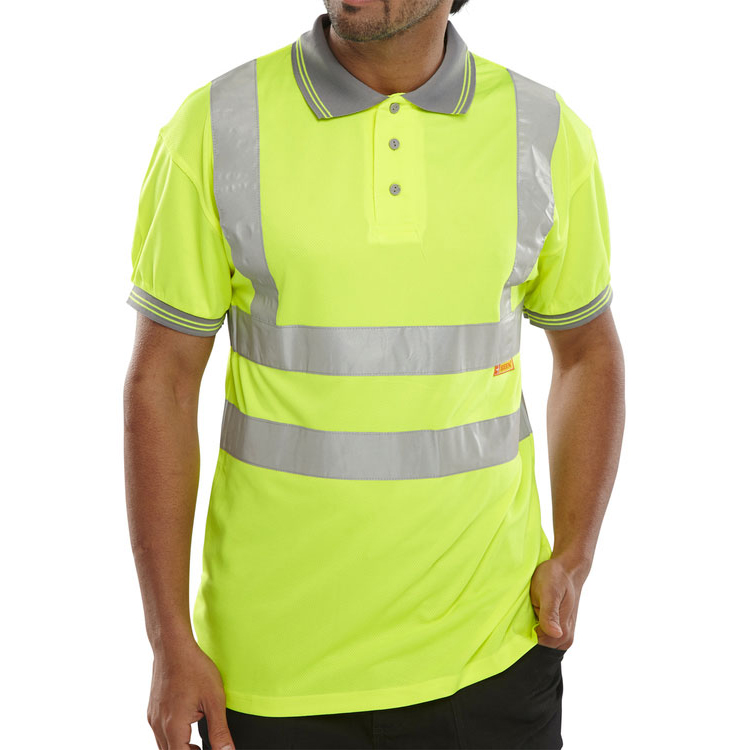 )BSEEN EN ISO 20471 POLO SAT/YELL 4XL