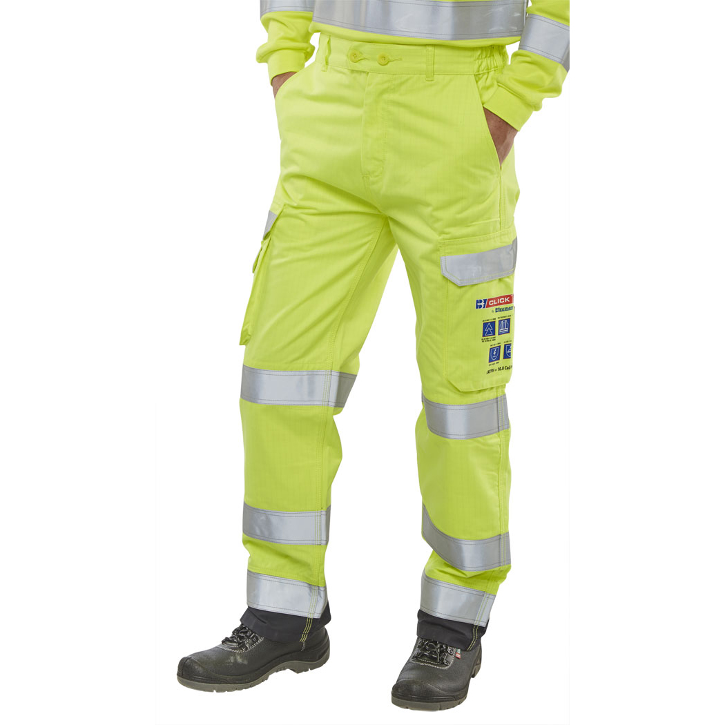 )ARC COMPLIANT TROUSERS SAT/YELL/N 44T