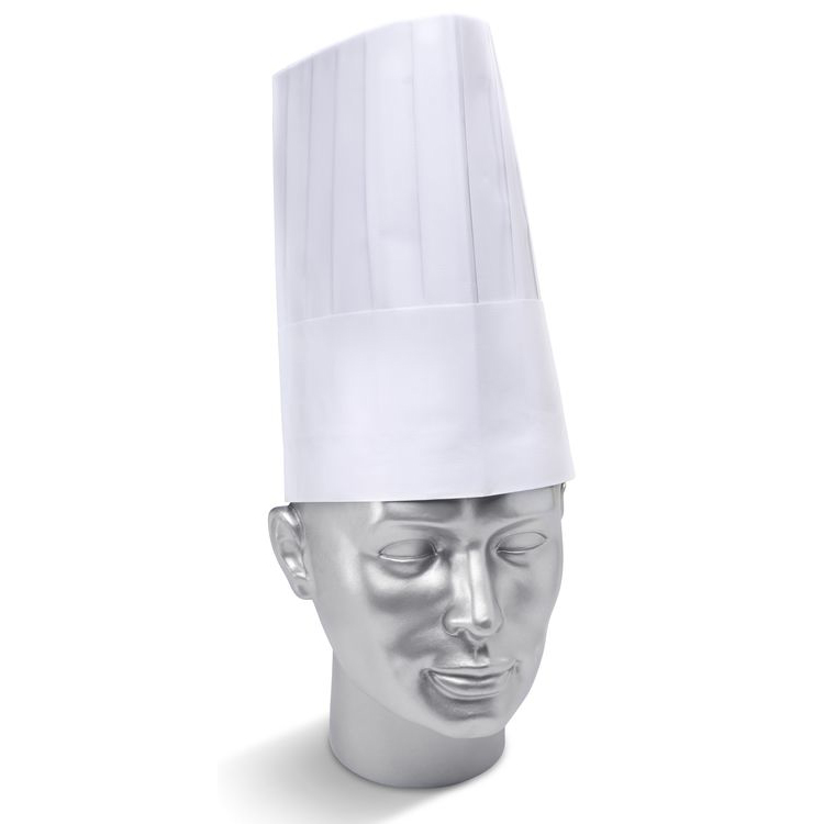 )DISP CHEFS HAT 9INCH WH