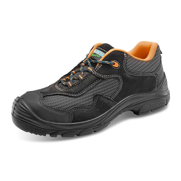 )NON METALLIC TRAINER SHOE GREY 10.5