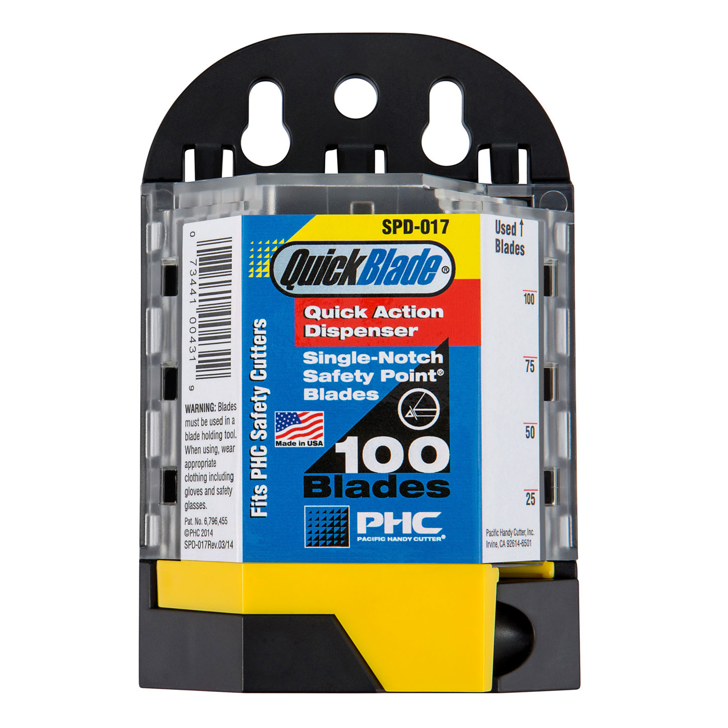 )SAFETY POINT BLADES DISPENSER