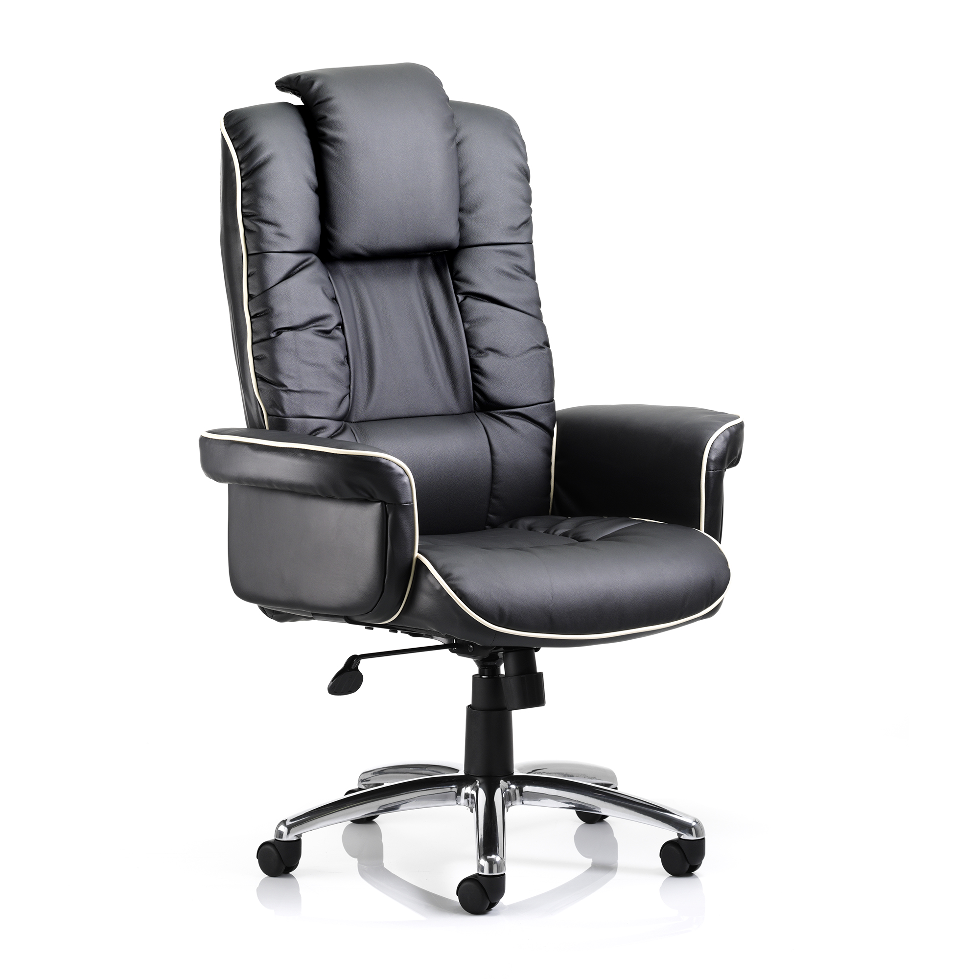 #TREXUS CHELSEA EXEC ARMS BONDEDLTHR BLK