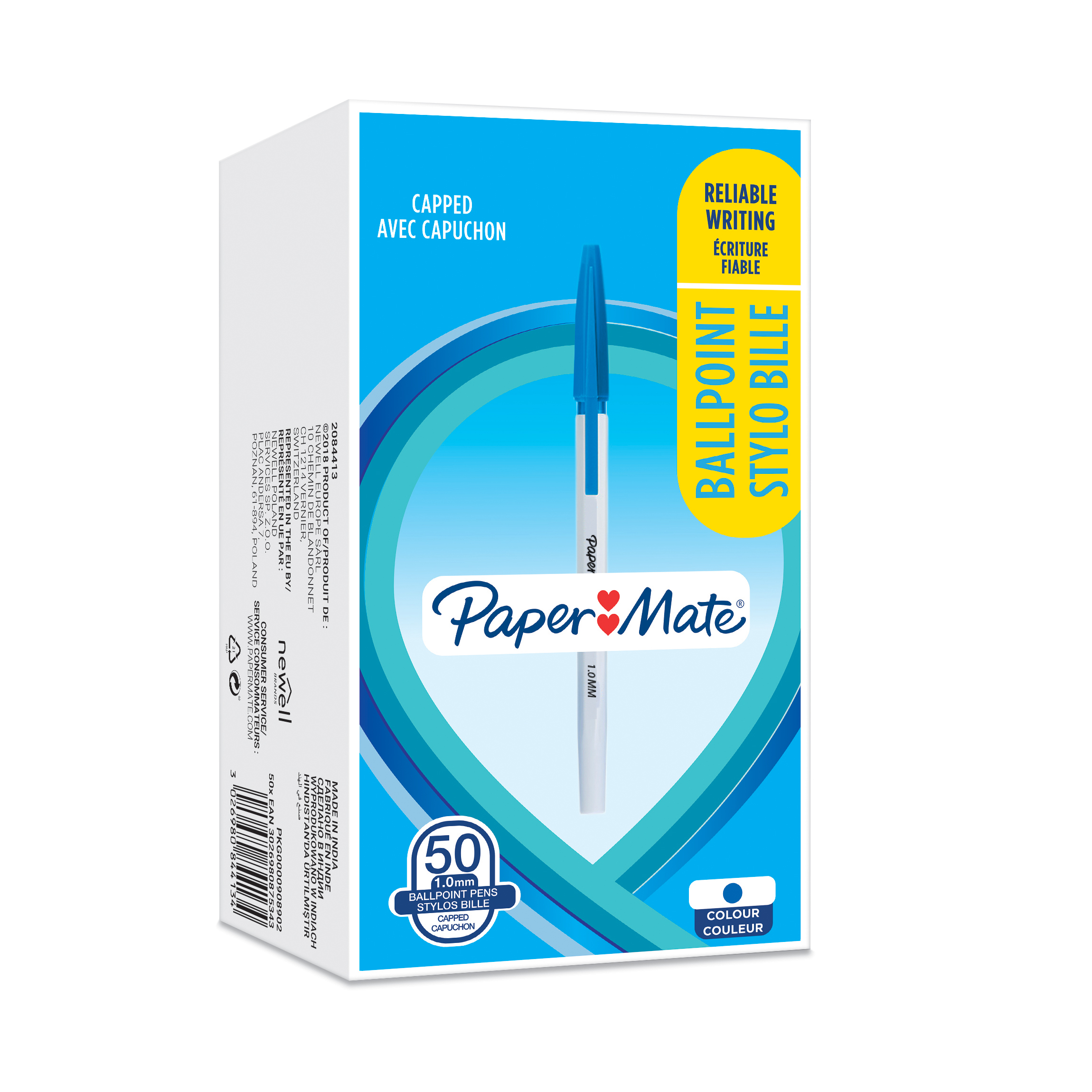 PAPER MATE BALL PEN 1.0MM BLUE 2084413