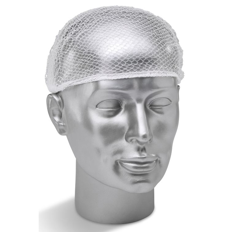 )DISPOSABLE HAIRNET WHITE PK 144