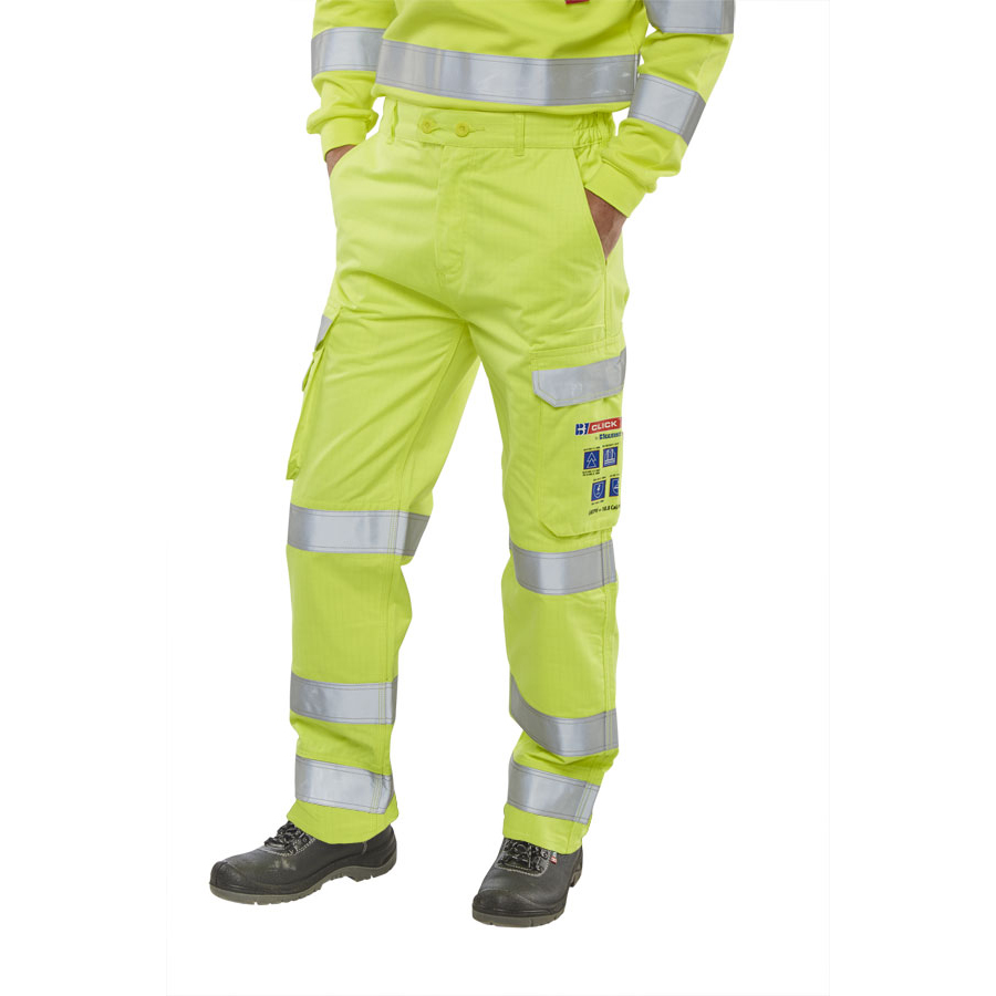 )ARC COMPLIANT TROUSERS YELL 32