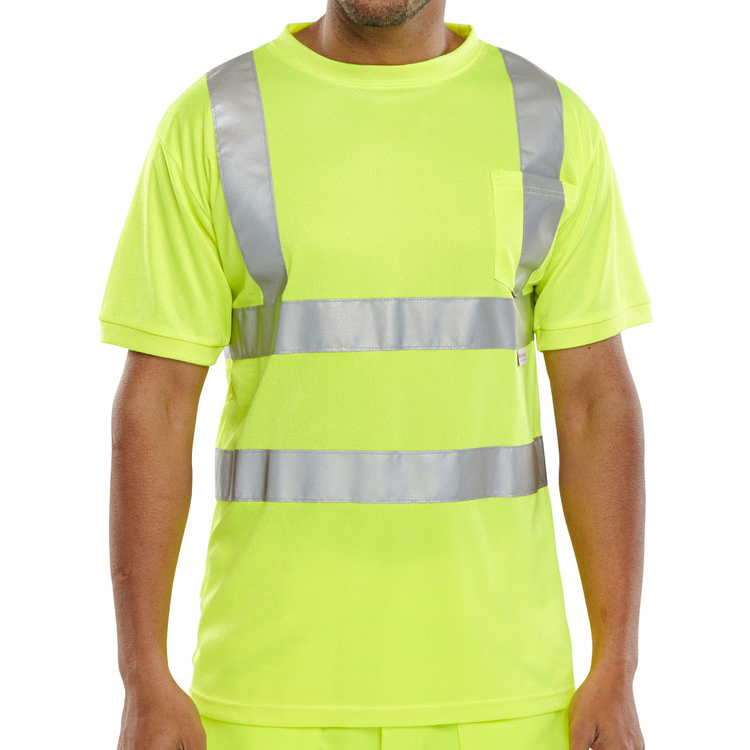 )CREW NECK T-SHIRT SAT YEL XL