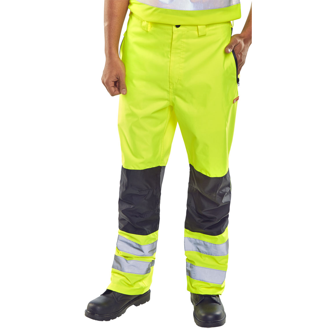 )BSEEN SAT YELLOW TROUSERS LGE