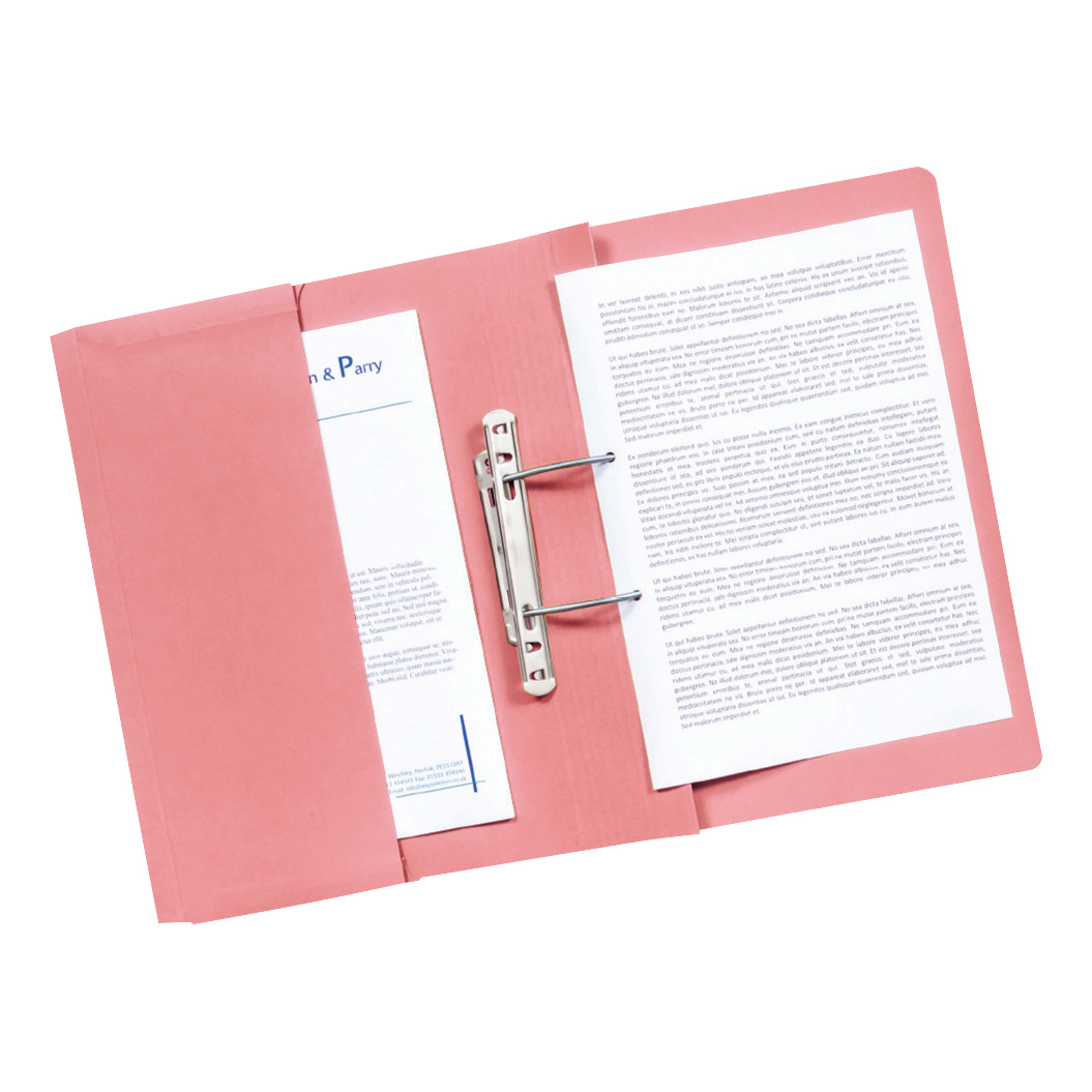 G/HALL SUP HWGHT POCKET SPIRAL FILE PINK