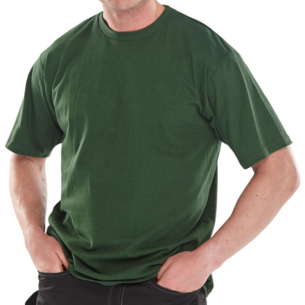 )T-SHIRT HEAVYWEIGHT 180GSM BTL GRN M