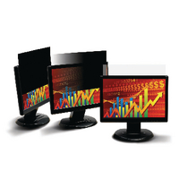 3M BLACK PRIVACY FILTER 21.5IN W/SCREEN