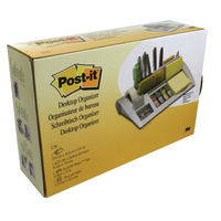3M SILVER DESK ORGANISER/POST-IT NOTES