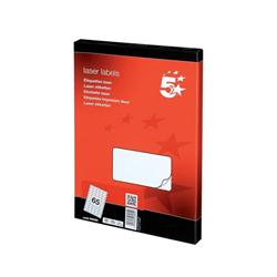 5 STAR LASER LABELS 38.1X21.2MM100SHEETS