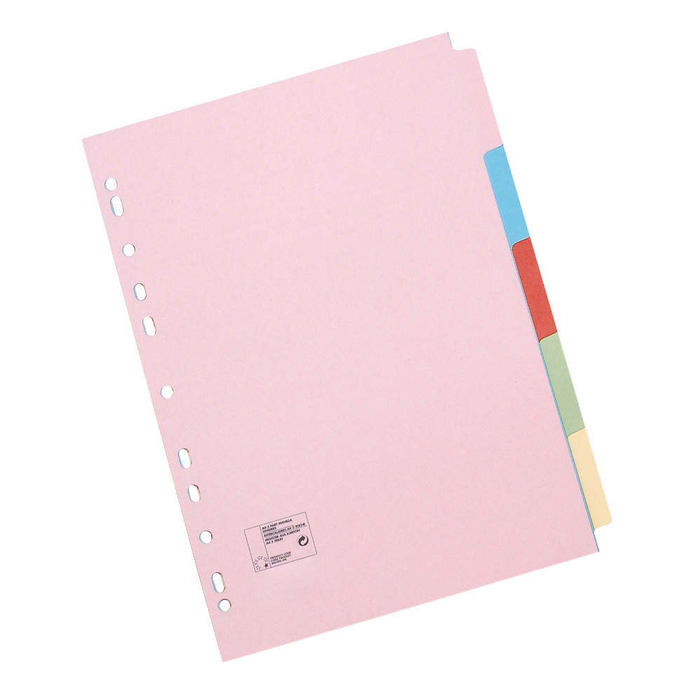 SELECT FILE DIVIDERS A3 5 PART LANDSCAPE SELECT FILE DIVIDERS A3 5 PART LANDSCAPE