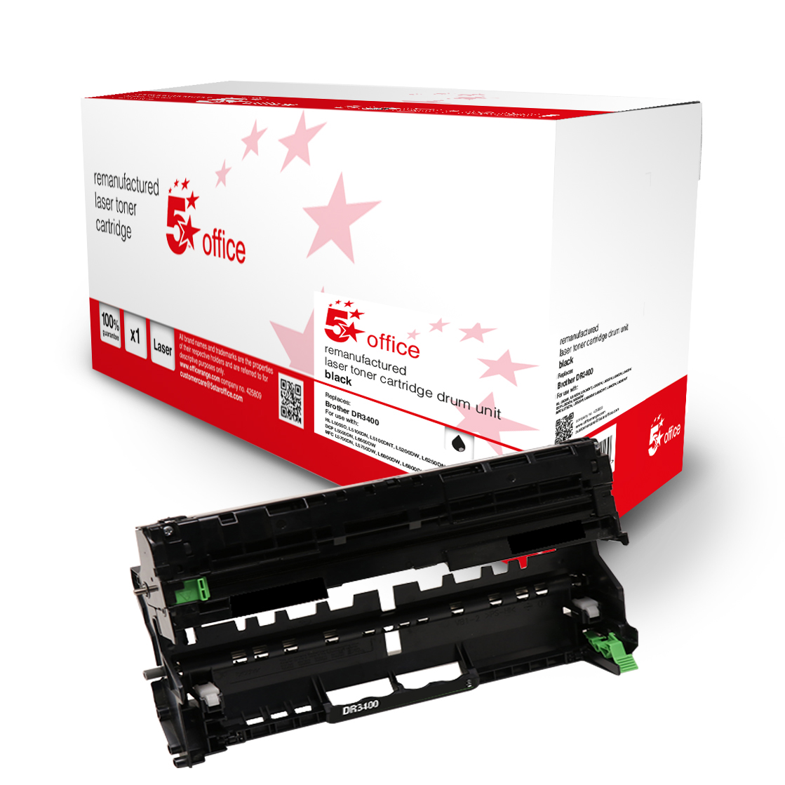 5 STAR OFFICE BROTHER DRUM UNIT DR3400