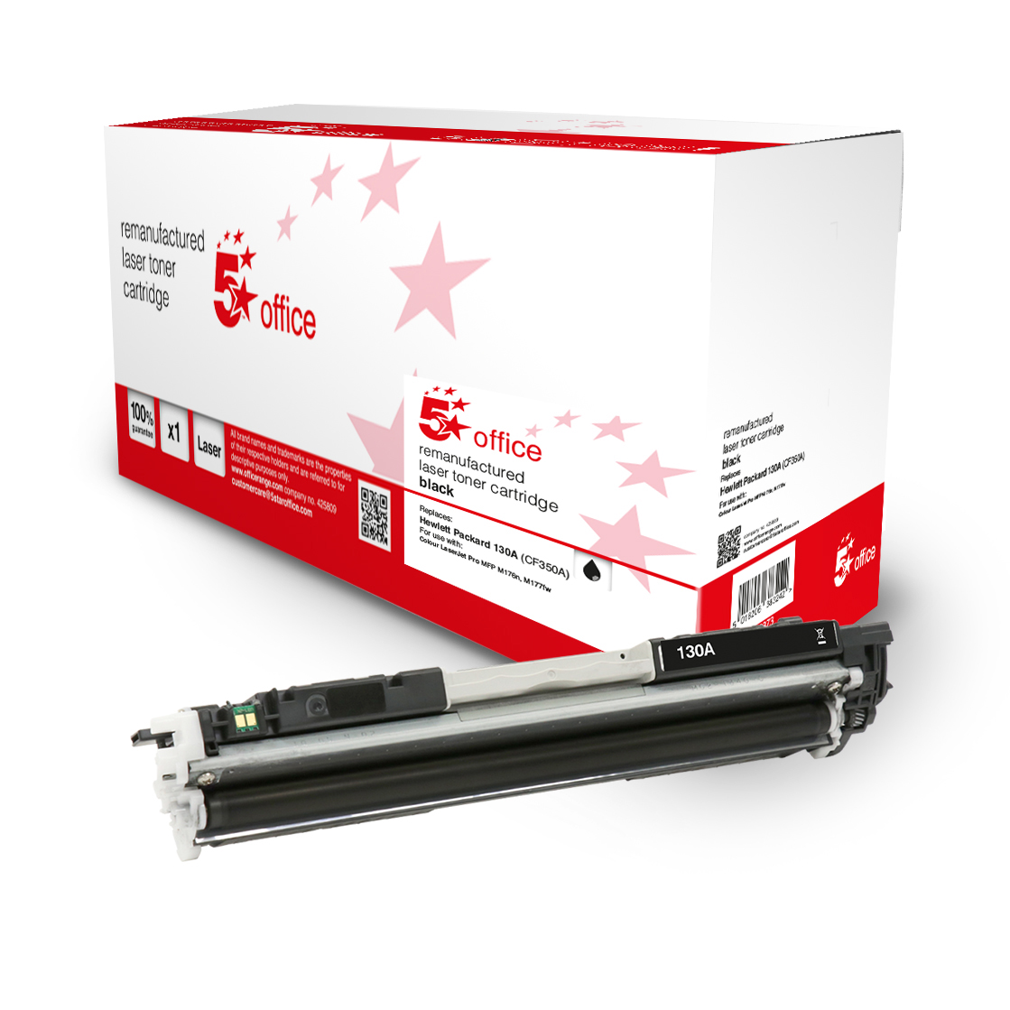 5STAR OFFICE HP 130A TONERCART BLKCF350A