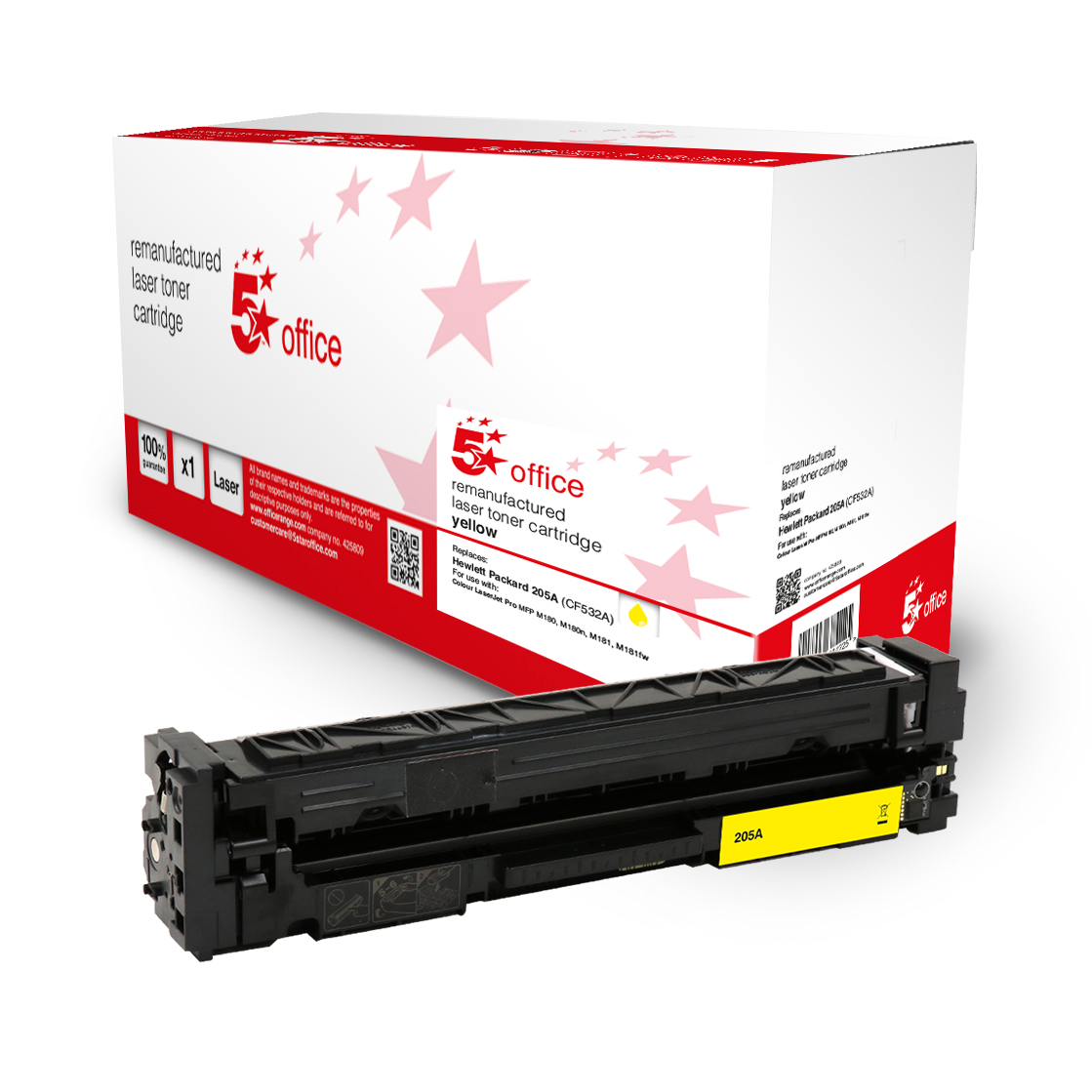 5STAROFFICE HP205A TONERCART YELL CF532A