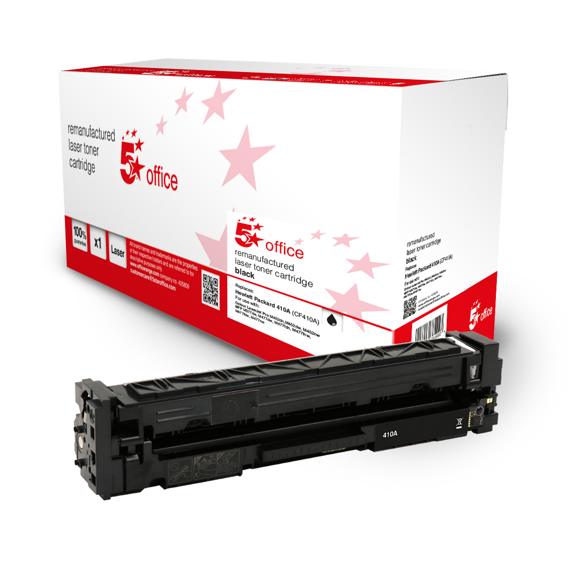 5STAROFFICE HP 410A TONERCART BLK CF410A