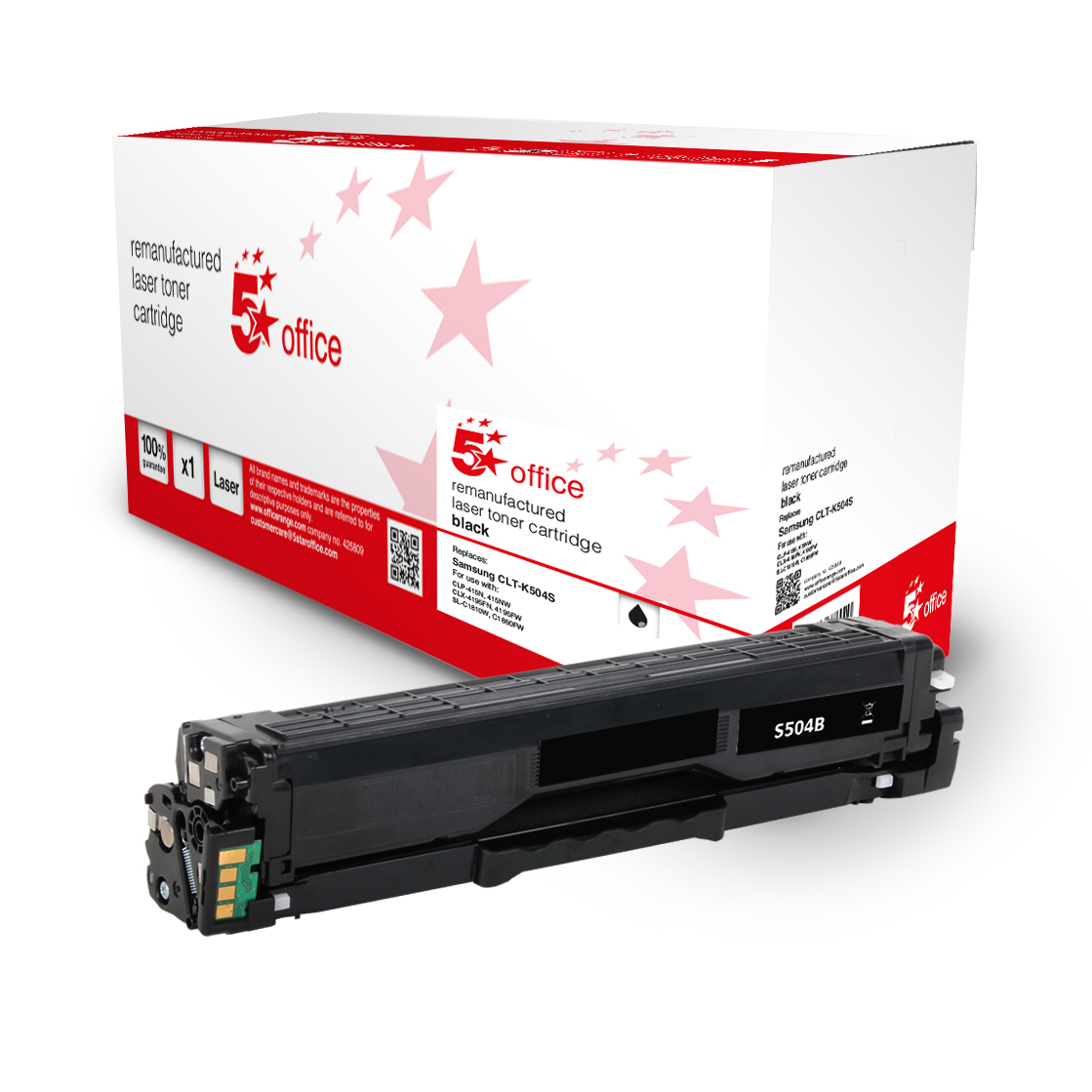 5STAROFFICESAMSUNG CLTK504S TONERCARTBLK