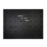 ANNOUNCE PEG LETTER BOARD 1225 X 920MM