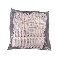 ANNOUNCE PEG LETTERS 32MM WHITE PK282