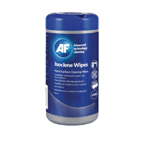AF ISOCLENE BACTERICIDAL WIPES TUB PK100
