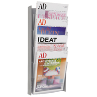 ALBA A4 WALL DISPLAY UNIT 4 POCKET MTLLC