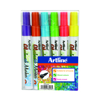 ARTLINE GLASSBOARD MARKER ASSORTED PK6