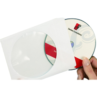AVERY CD DVD PAPER SLEEVE WHITE PK100