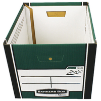 FELLOWES GRN/WHT PREM PRESTO STORAGE BOX