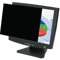 FELLOWES 22IN W/SCR PRIVASCREEN FILTER