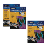 FELLOWES LAM POUCH A4 160MIC PK100 3FOR2