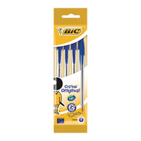 BIC BLUE CRISTAL BALL POINT 4 PEN PK40