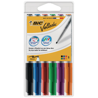 BIC VELLEDA 1741 DRYWIPE MARKER ASSORTED