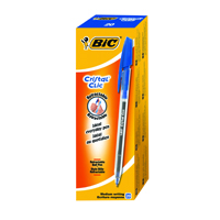 BIC CRISTAL CLIC RETRCTBLE BALL PEN BLUE