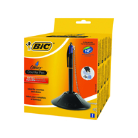 BIC 4 COLOURS DESK PEN BLUE