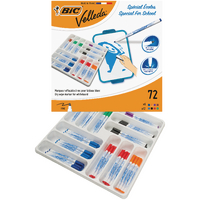BIC VELLEDA 1721 FINE MARKER ASTD PK72