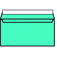 DL ENVELOPE P SEAL COCKTAIL BLUE PK250