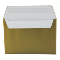 C6 ENVELOPE P SEAL METALLIC GOLD PK250