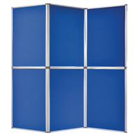 BI-OFFICE BLUE 6 PANEL DISPLAY KIT