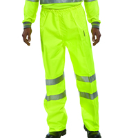 HI-VIZ TROUSERS EN ISO20471 S/YELLOW MED