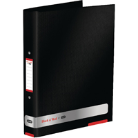 BLACK N RED 25MM RING BINDER BOGOF