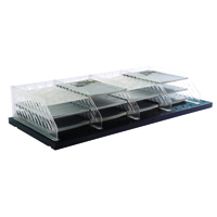 PIGEON HOLE SHELF UNIT GREY BPH