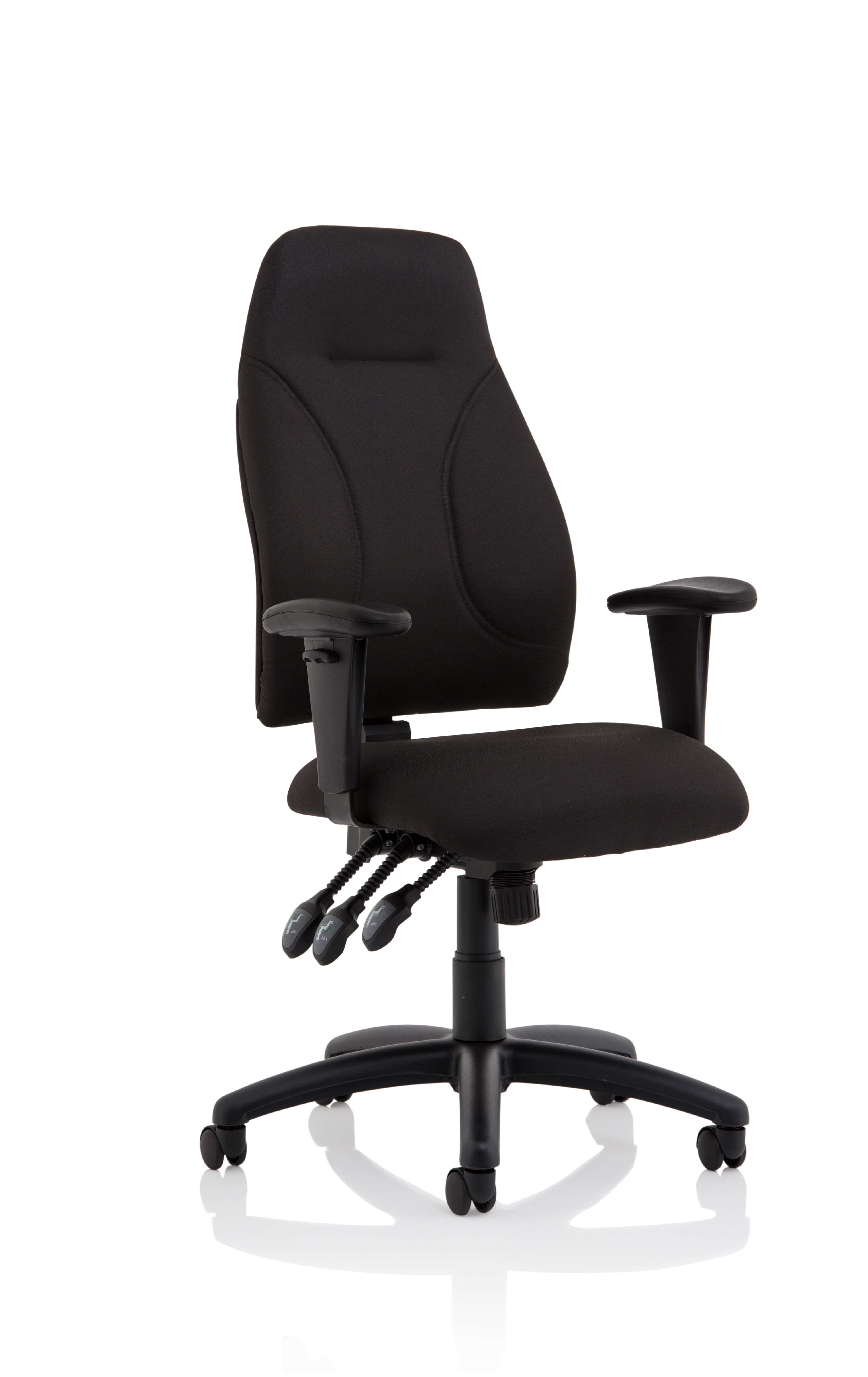 ESME POSTURE CHAIR HEIGHT ADJ ARMS BLACK