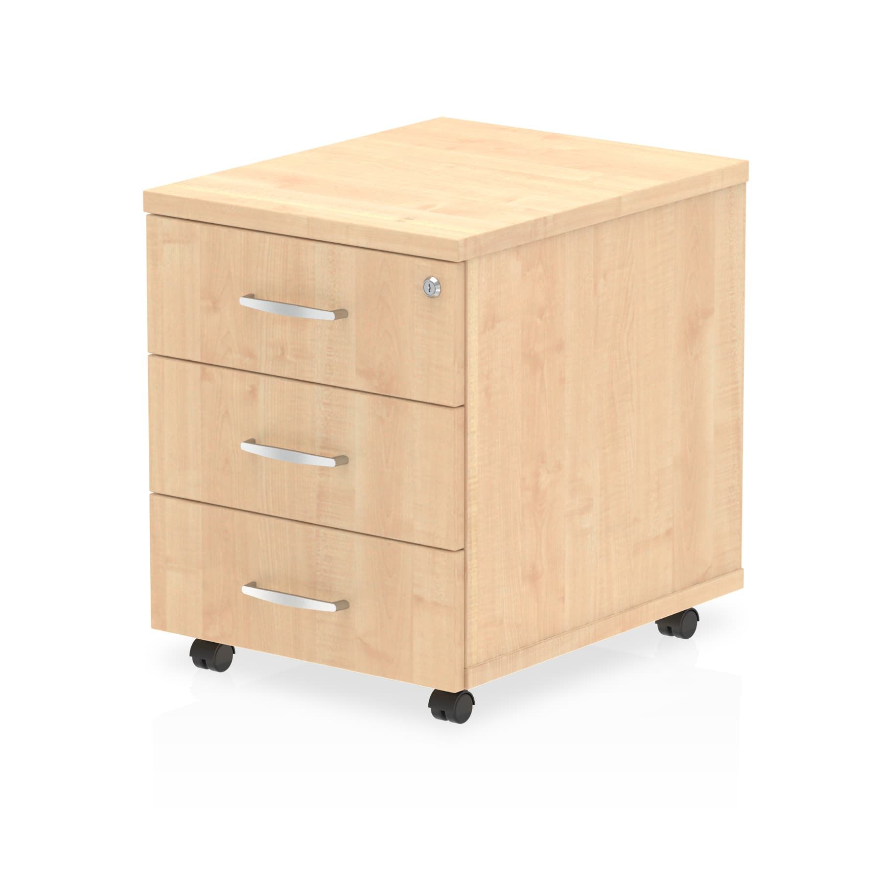 IMPULSE 3 DRAWER MOBILE PEDESTAL MAPLE IMP3