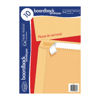 C4 MANILLA ENVELOPES 10 PK10
