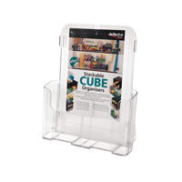 DEFLECTO A4 CLR LITERATURE HOLDER 78001