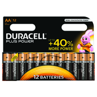 DURACELL PLUS AA BATTERY PK12
