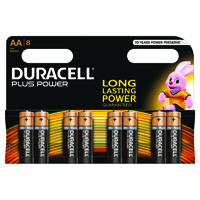 DURACELL PLUS AA BATTERY PK8
